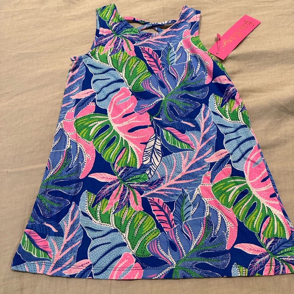 Lilly Pulitzer Mini Kristen Dress in Beleaf in Yourself Print x-Small NWT